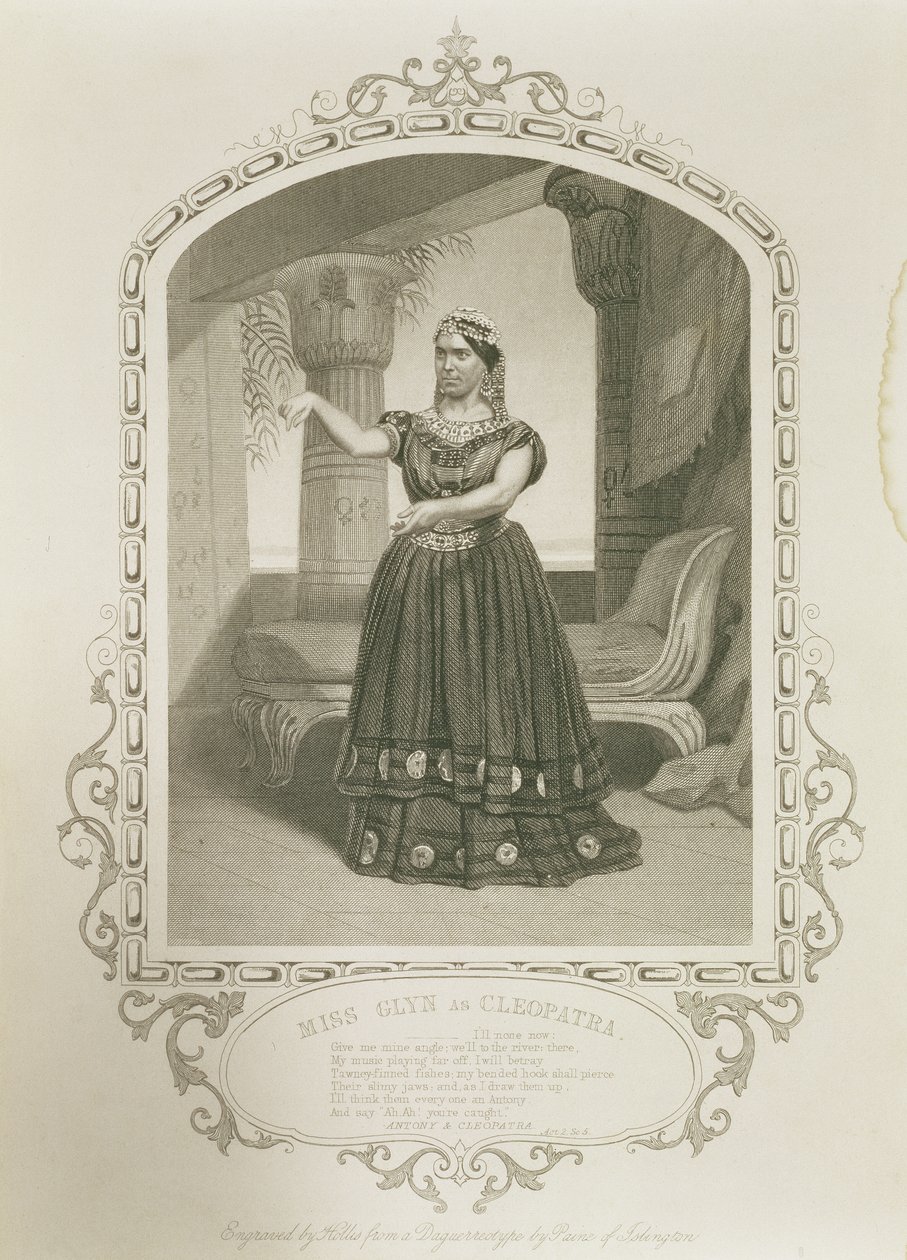 Miss Laura Addison as Imogen, in Cymbeline by William Shakespeare by English School