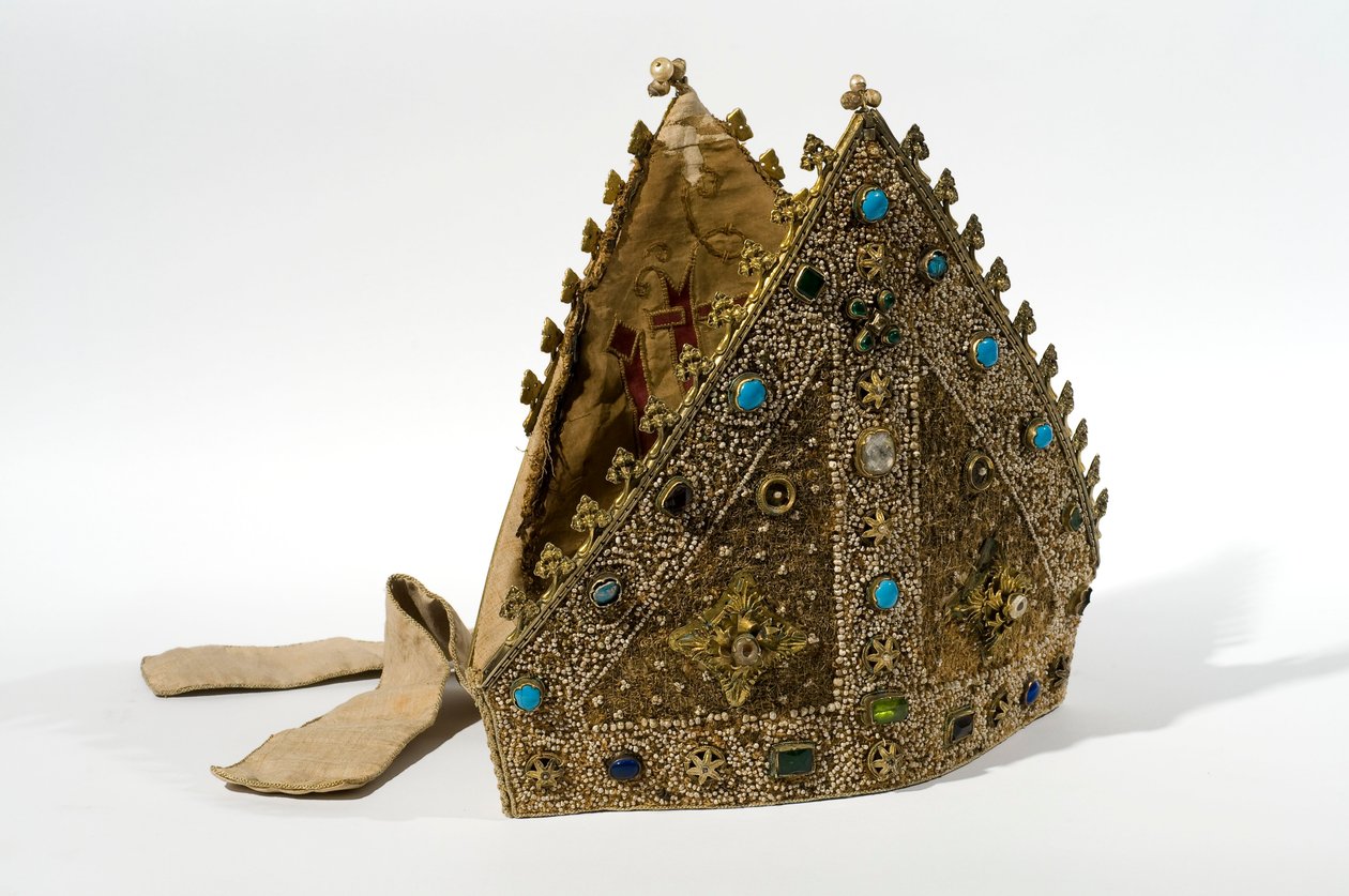 Mitre belonging to William of Wykeham, late 14th or early 15th century by English School