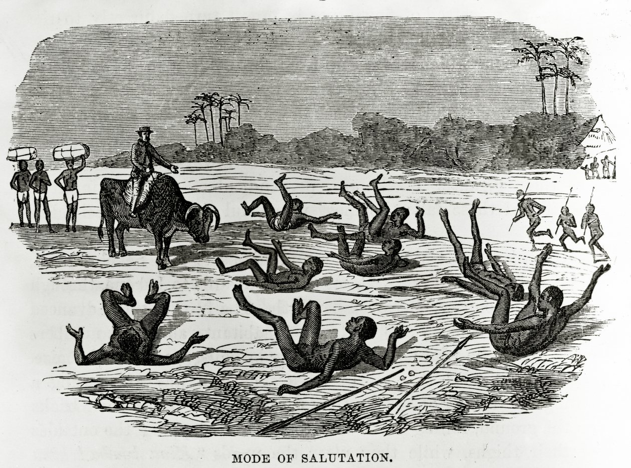 Mode of Salutation, illustration from 