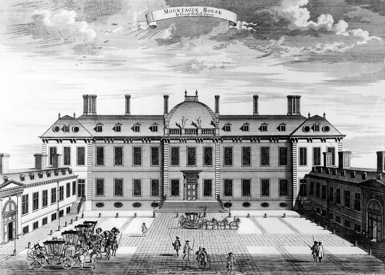 Montague House, Great Russell Street by English School