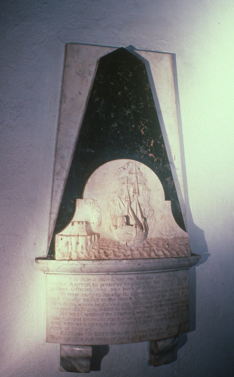 Monument to James Renton by English School