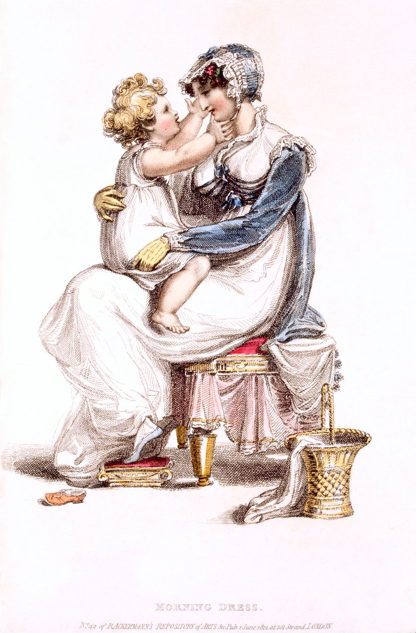 Morning dress, fashion plate from Ackermann