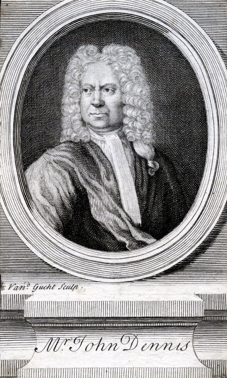 Mr John Dennis (1658-1734) by English School
