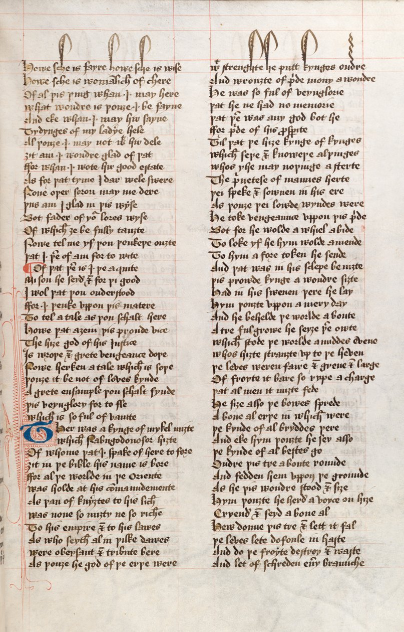 Confessio Amantis by John Gower (Ms326 f25r) by English School