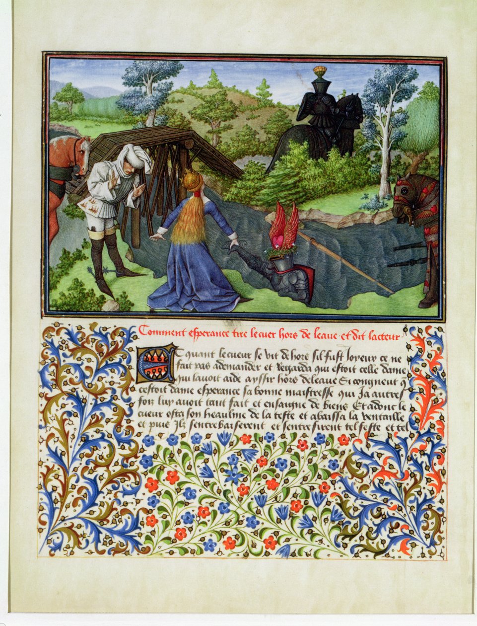 Hope Takes Heart out of the River of Tears, facsimile edition of Livre du Coeur d