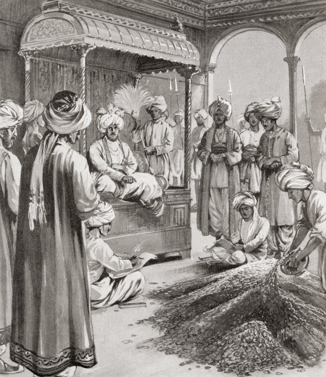 Muhammad bin Tughluq Issuing Token Currency by English School