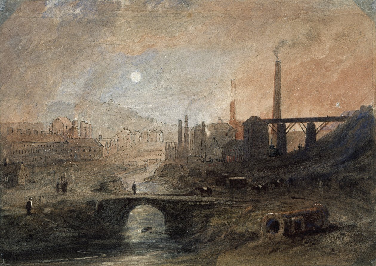 Nantyglo Ironworks, c.1829 by English School