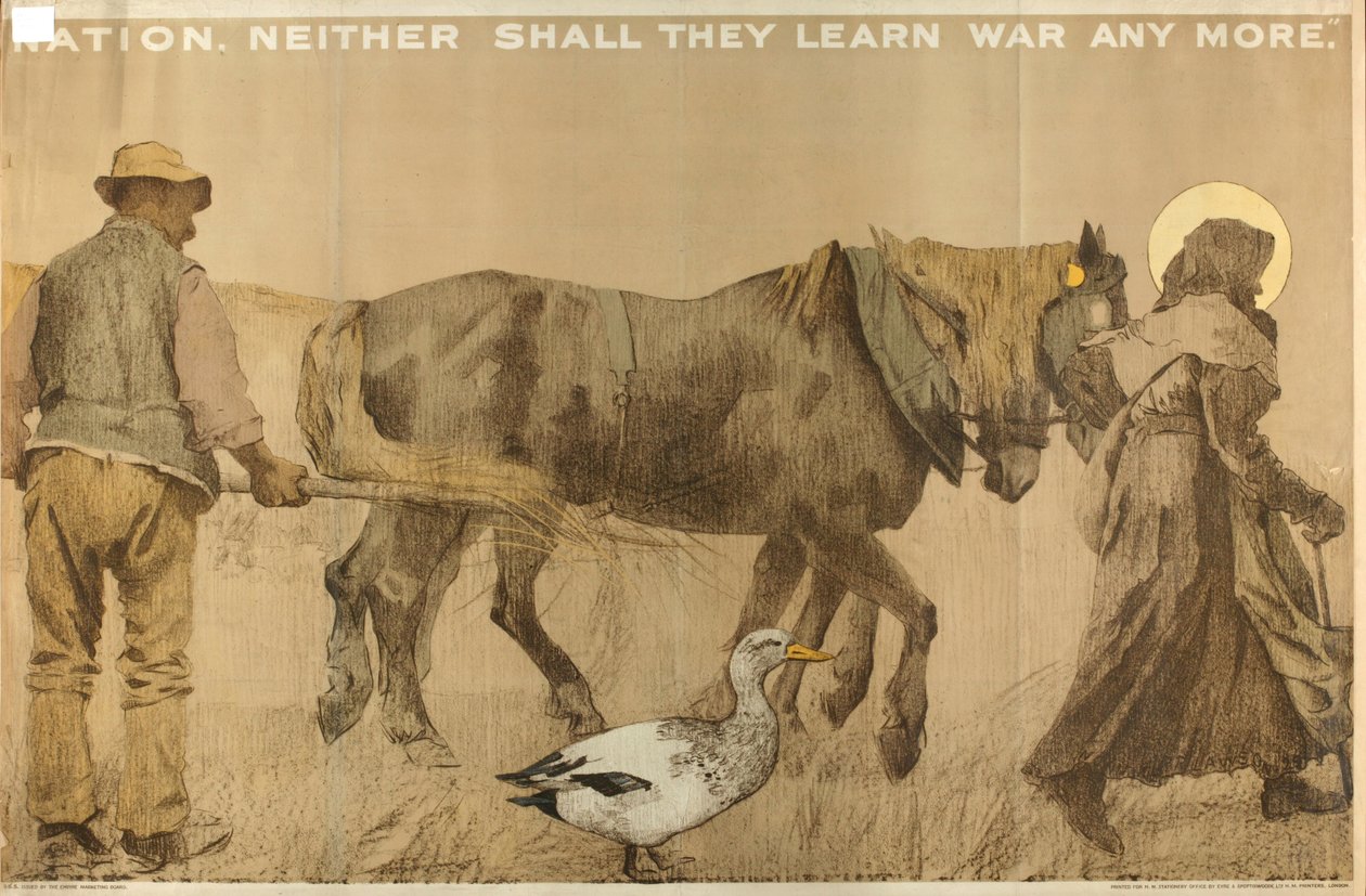 Neither Shall They Learn War Anymore, from the series 