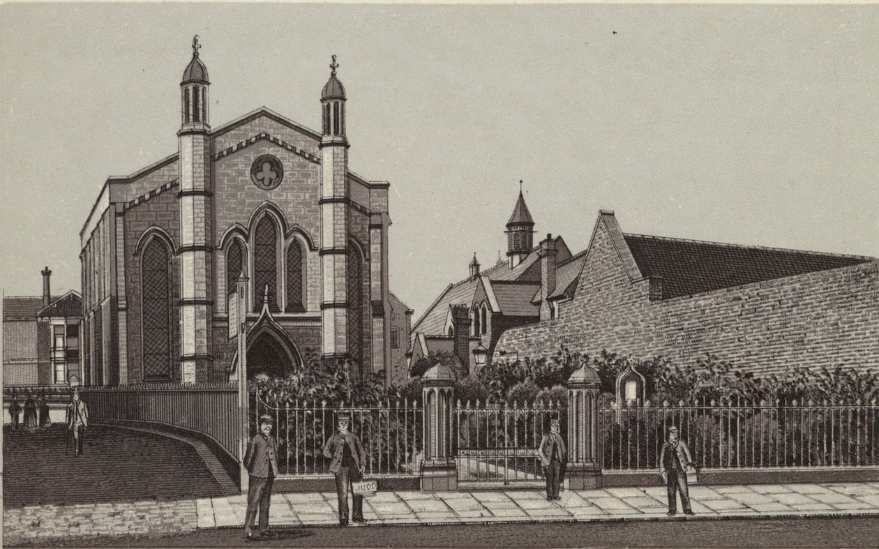 Newbury: Wesleyan Church & Schools by English School