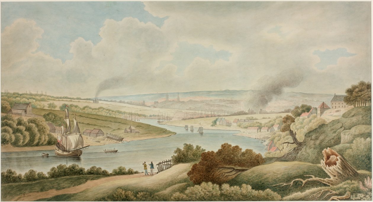 Newcastle upon Tyne from the East by English School