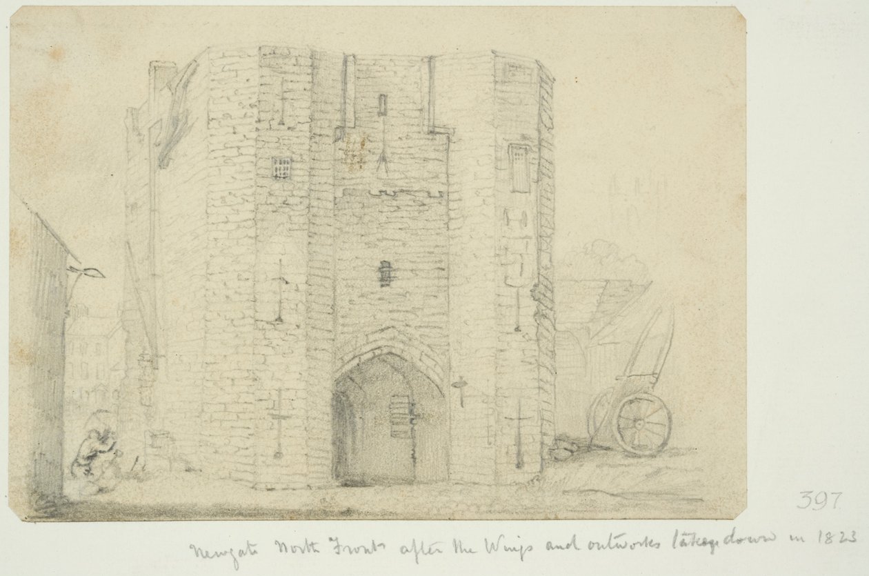 Newgate, North Front by English School