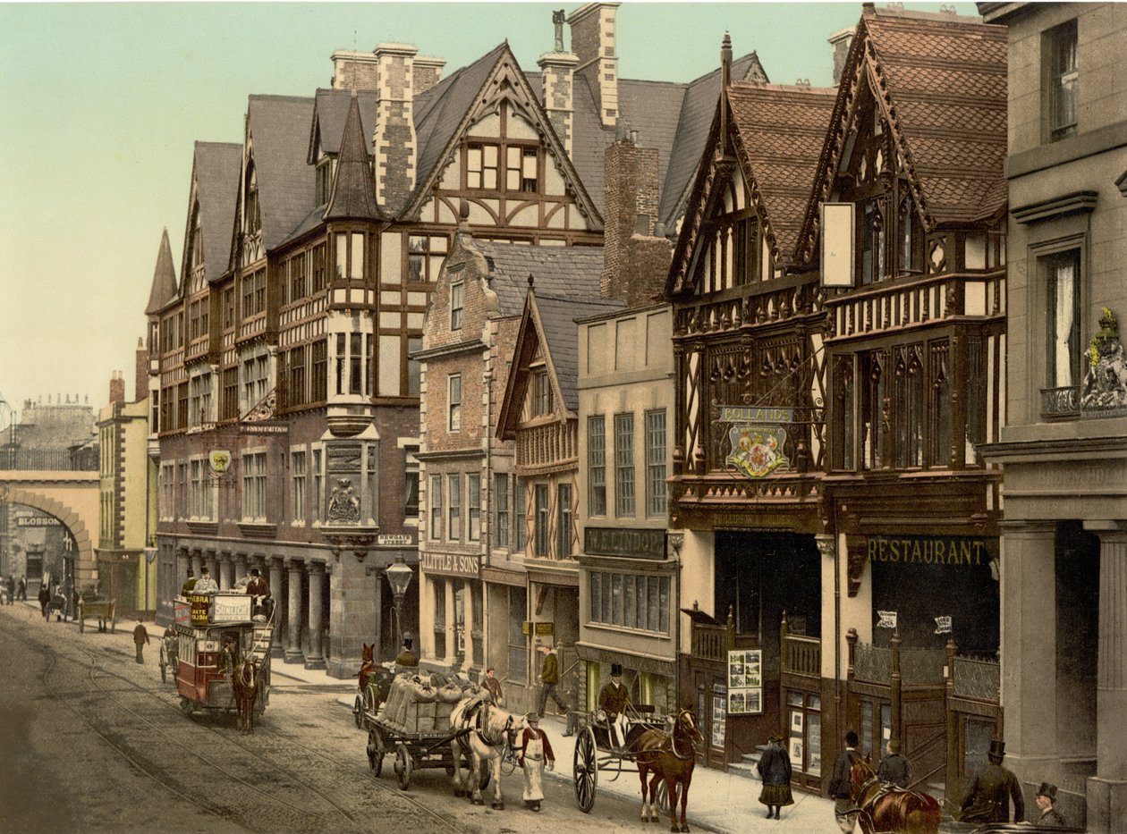 Newgate Street, Chester by English School