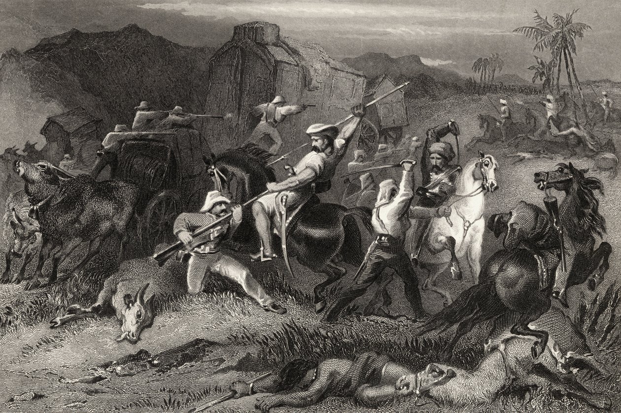 Night Sortie and Attack on Baggage Waggons, from 