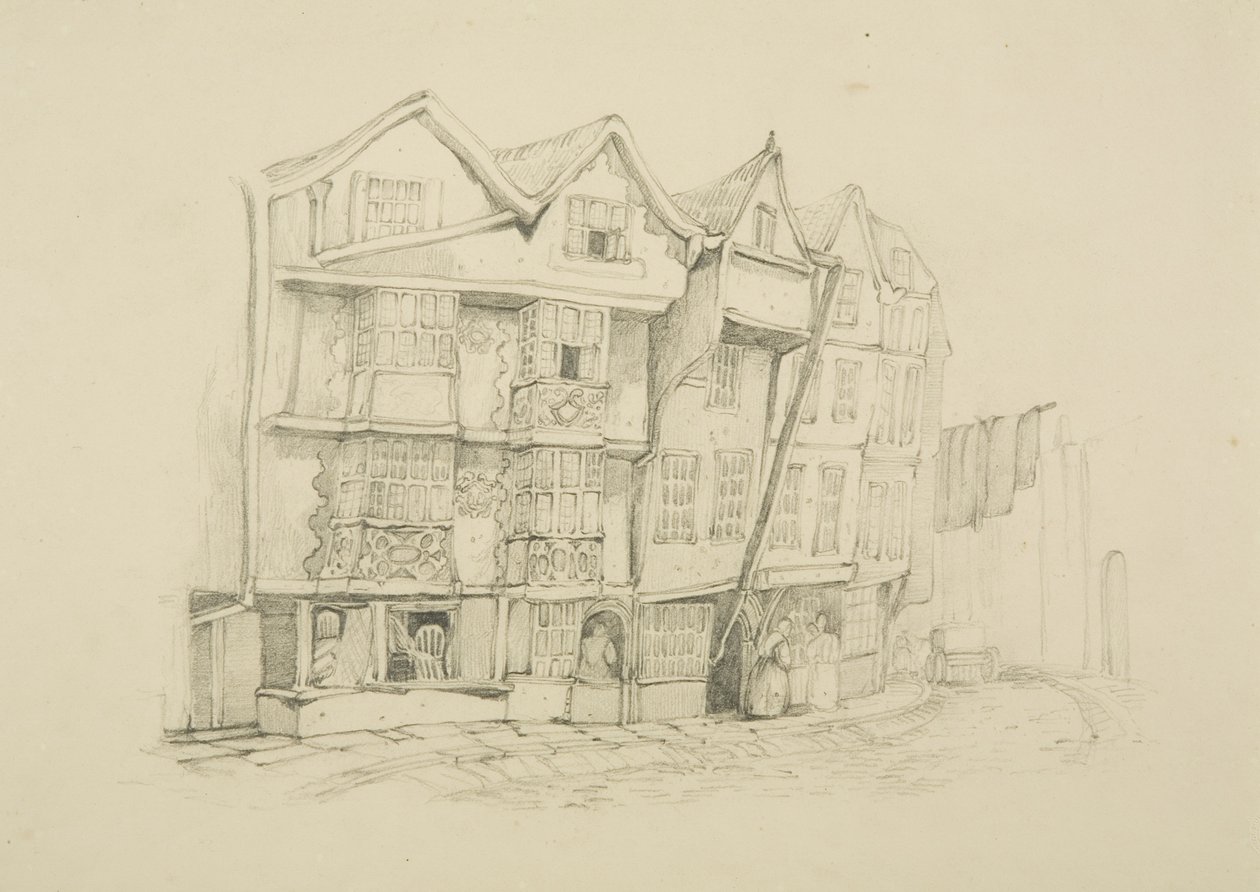 North side of Baldwin Street by English School