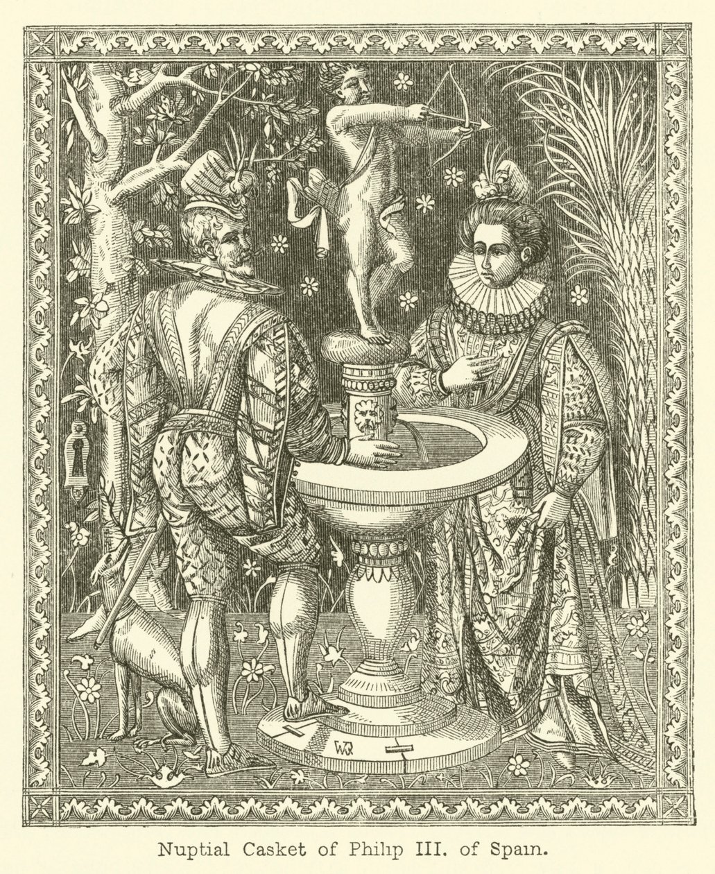 Nuptial Casket of Philip III of Spain by English School
