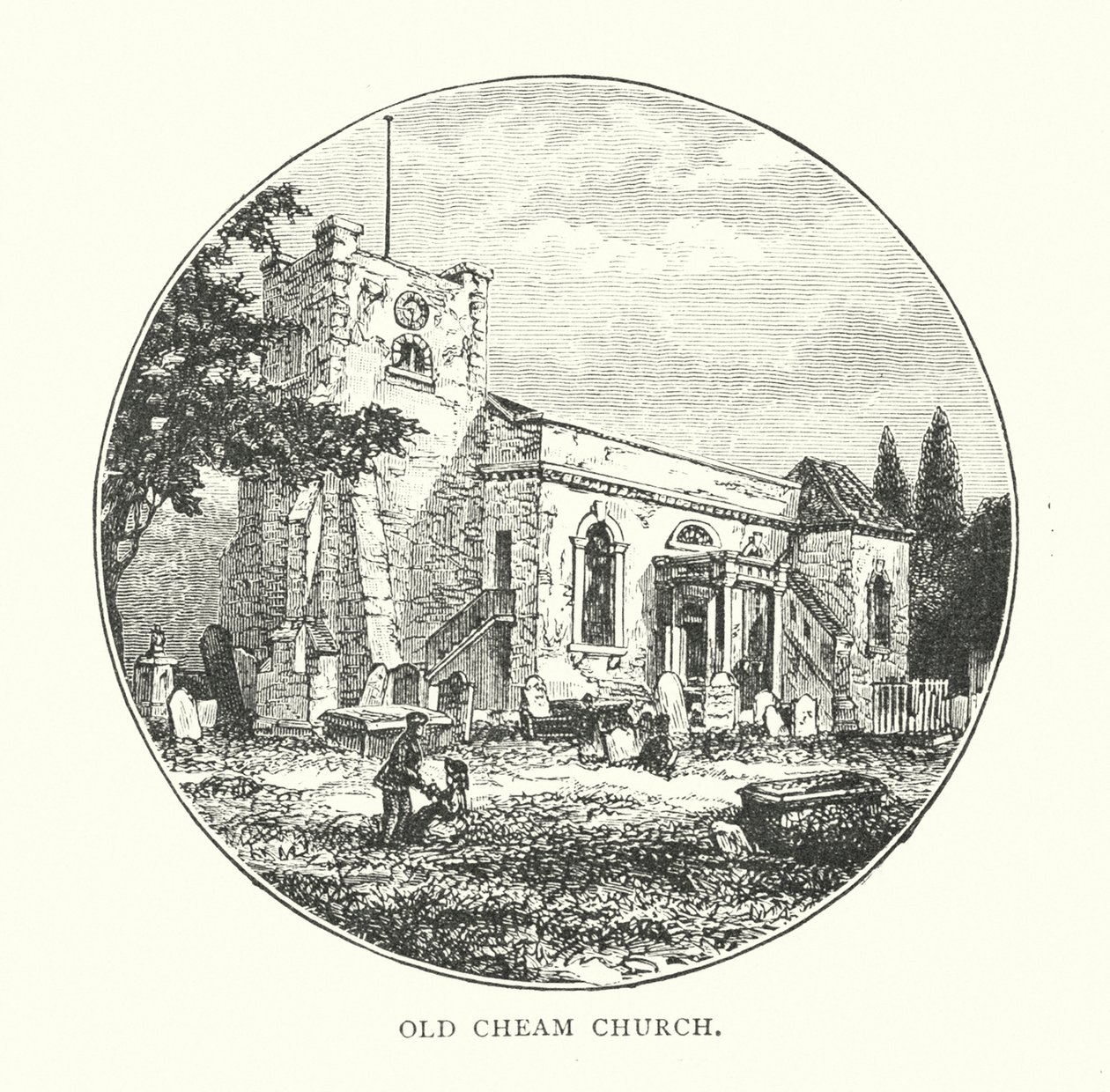 Old Cheam Church by English School