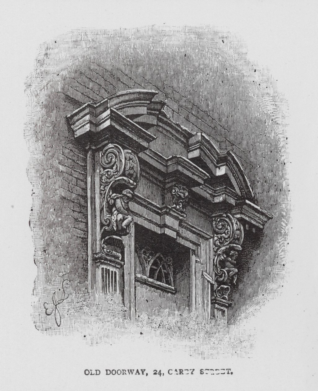 Old Doorway, 24, Carey Street by English School