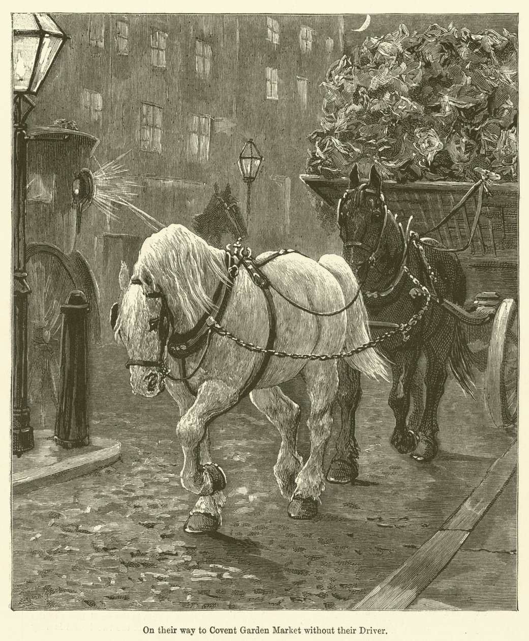 On Their Way to Covent Garden Market Without Their Driver by English School