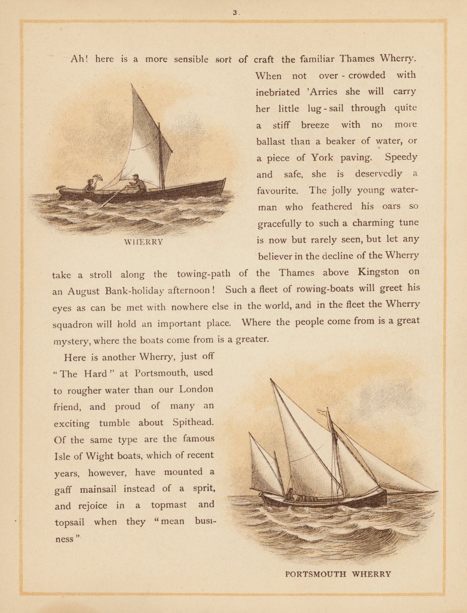 Page from The Boats of the World, late 19th century by English School
