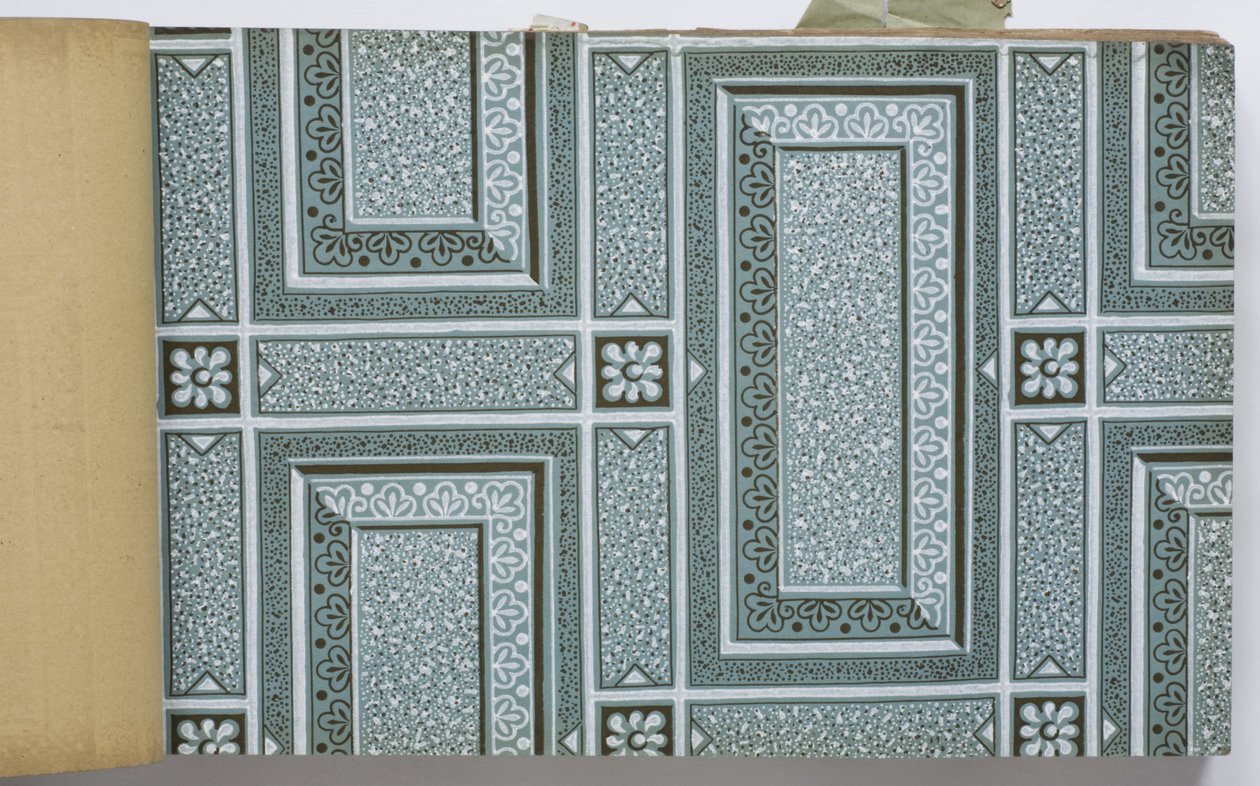 Page from a Wallpaper Sample Book by English School