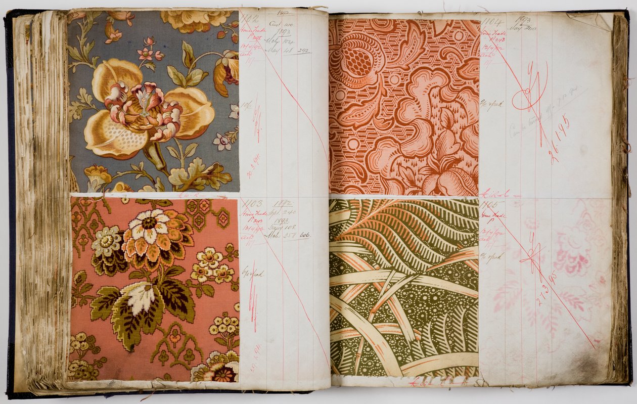 Pages from a Sample Book by English School