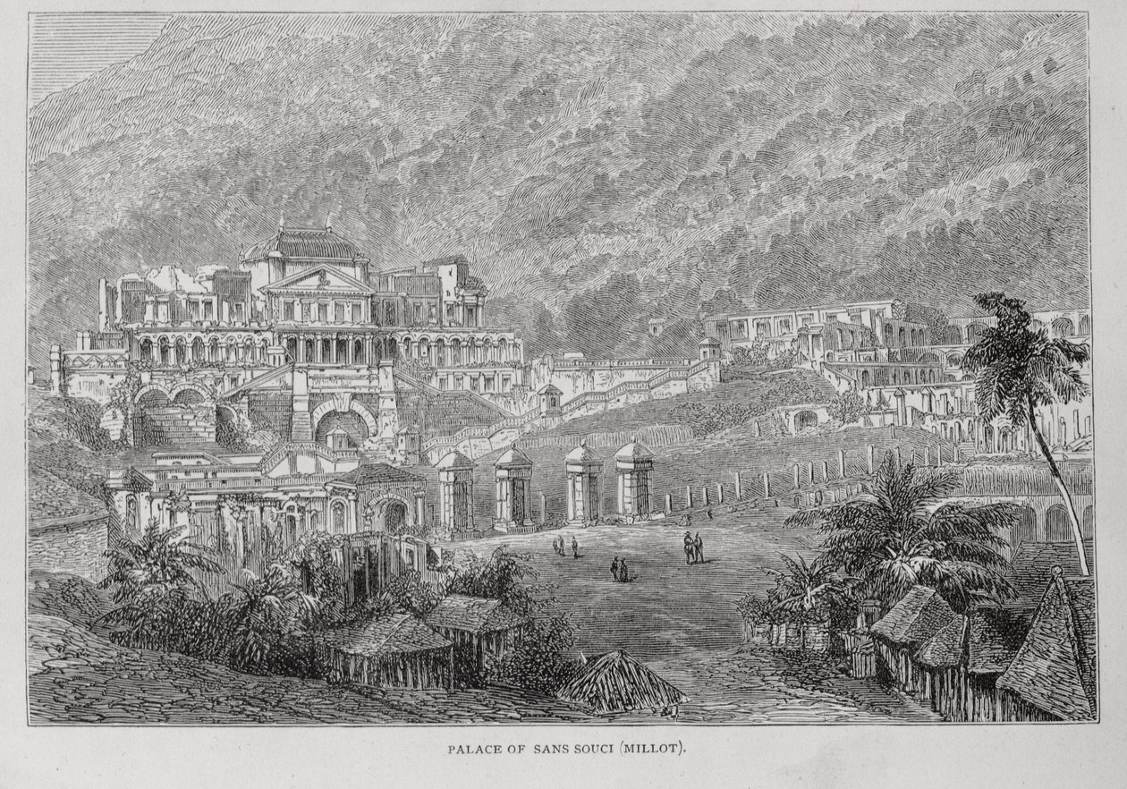 Palace of Sans Souci, North Hayti, from Santo Domingo Past and Present by English School