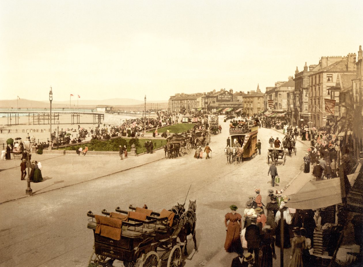 Parade Looking West, Morecambe by English School