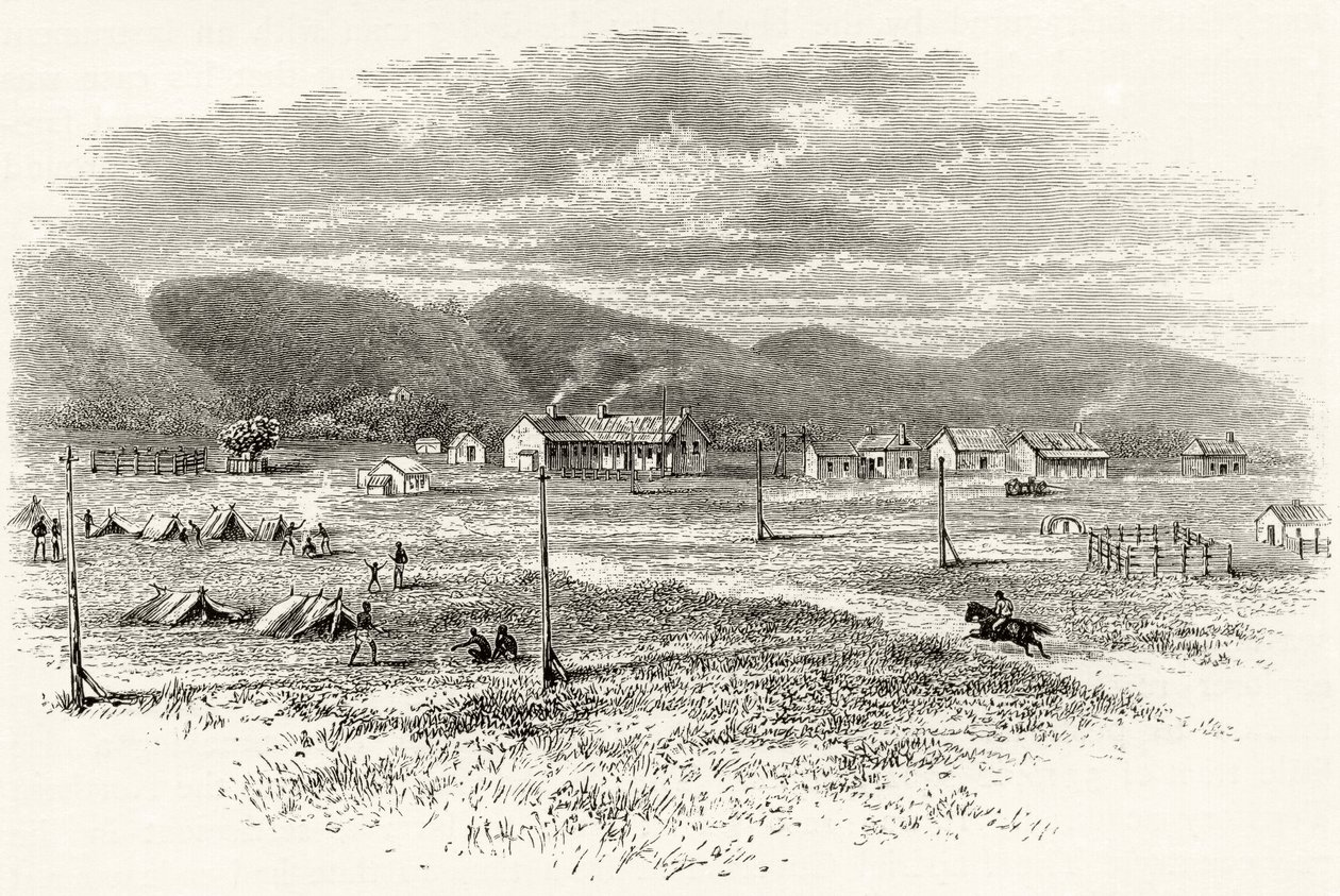 Peake Overland Telegraph Station, South Australia, c.1880, from 