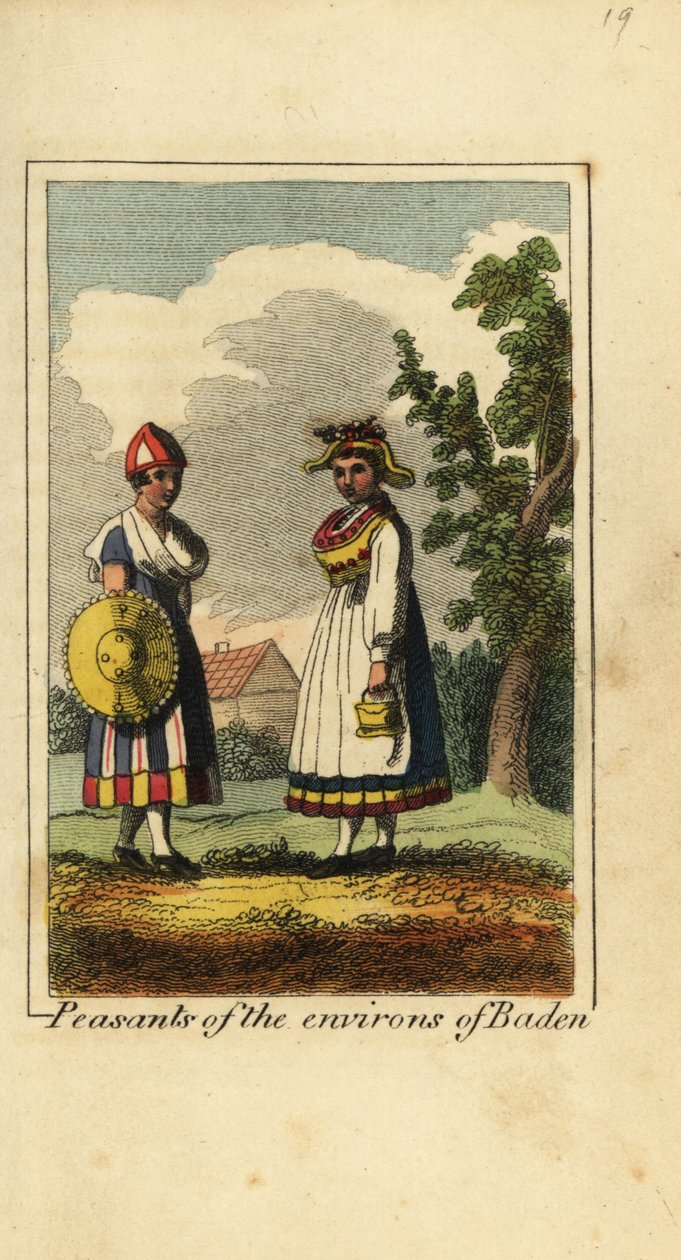 Peasant women of the environs of Baden, Germany by English School