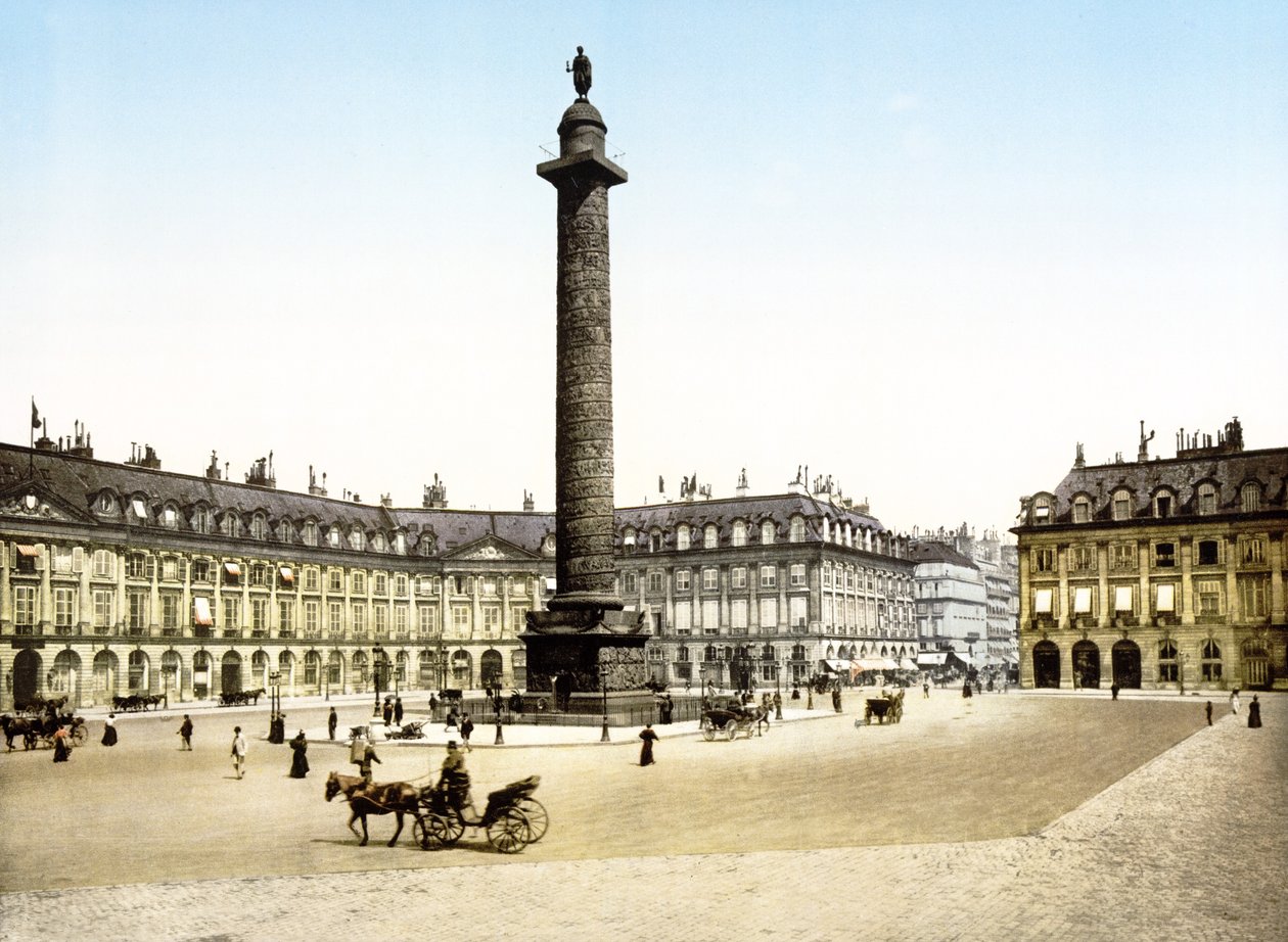 Place de la Colonne Vendome, Paris by English School