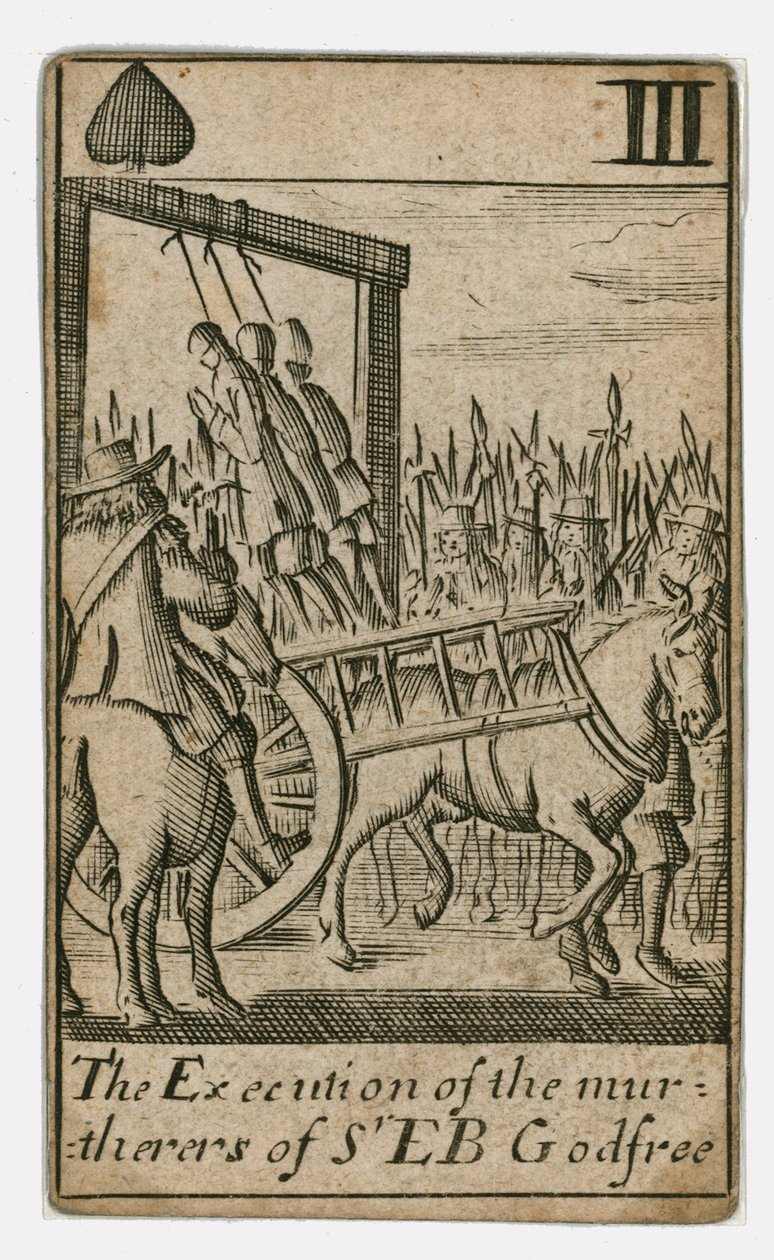 Popish Plot Playing Card by English School