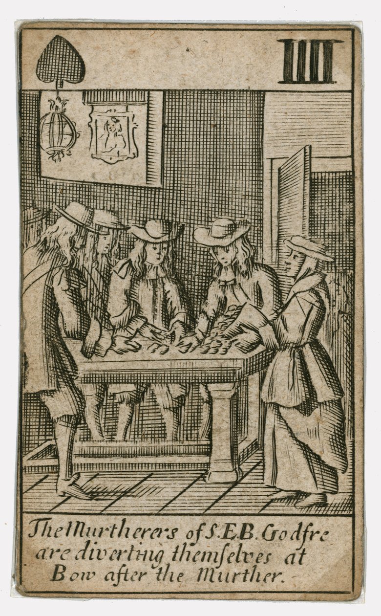 Popish Plot Playing Card by English School