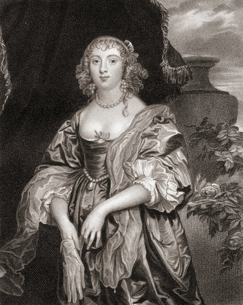 Portrait of Anne Carre, Countess of Bedford (1620-84), from Lodges British Portraits, 1823 by English School