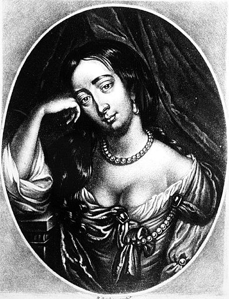 Portrait of Barbara Villiers, Duchess of Cleveland (1641-1709) (mezzotint) by English School