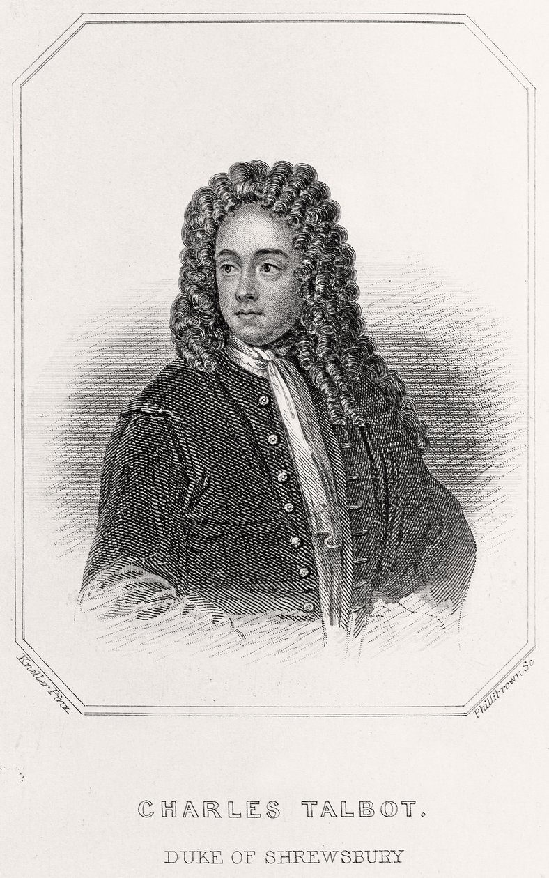 Portrait of Charles Talbot, Duke of Shrewsbury by English School