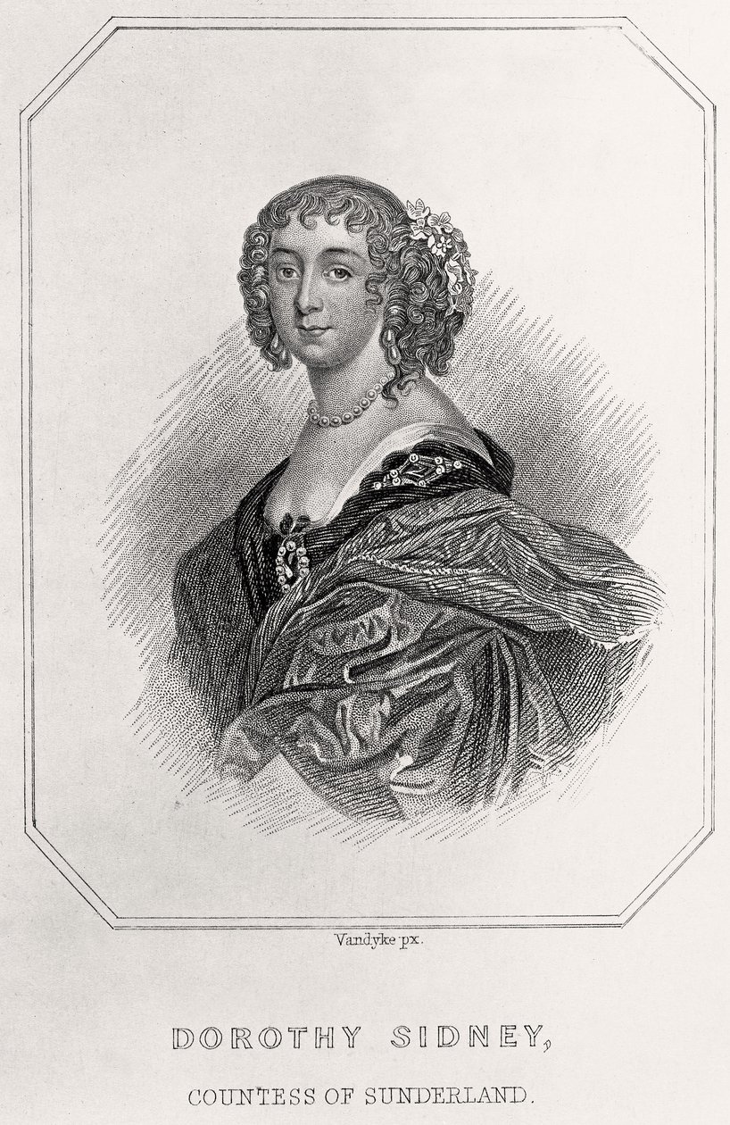 Portrait of Dorothy Sidney, Countess of Sunderland by English School
