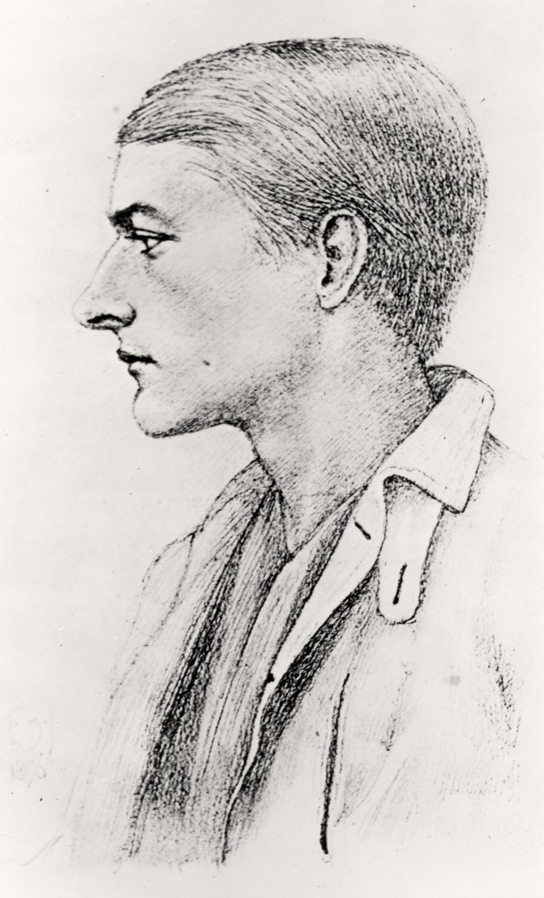 Portrait of Edward Fitzgerald by English School