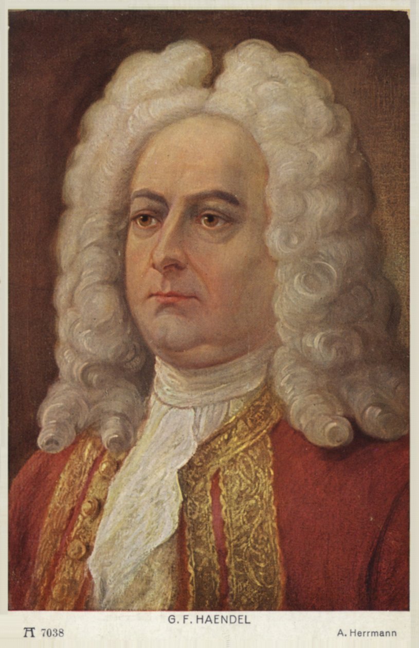 Portrait of George Friedrich Handel by English School