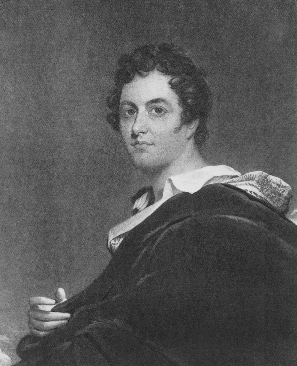 Portrait of George Gordon, 6th Lord Byron of Rochdale by English School