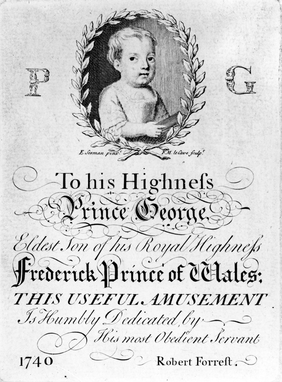 Portrait of George III, print made by Francois Movellon de la Cave, 1804 by English School