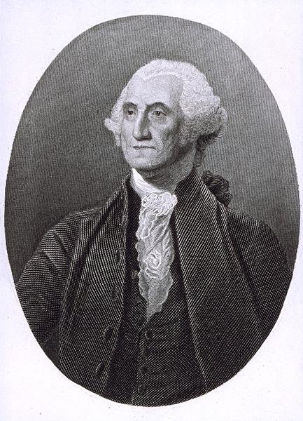 Portrait of George Washington by English School