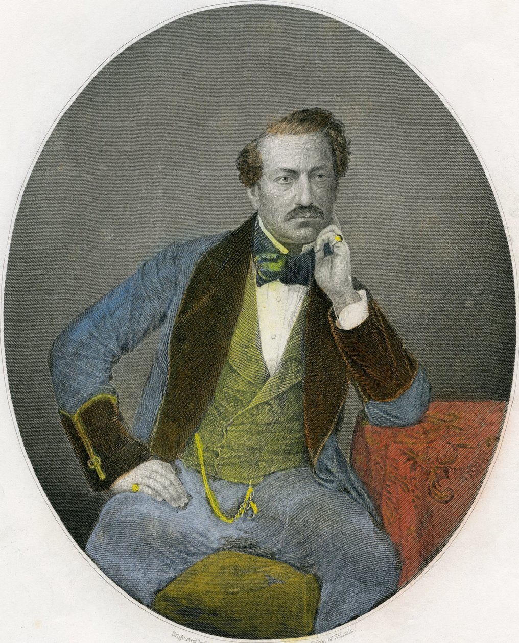 Portrait of Gustavus Vaughan Brooke, c.1860 by English School