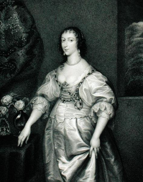 Portrait of Henrietta Maria (1609-69) from 