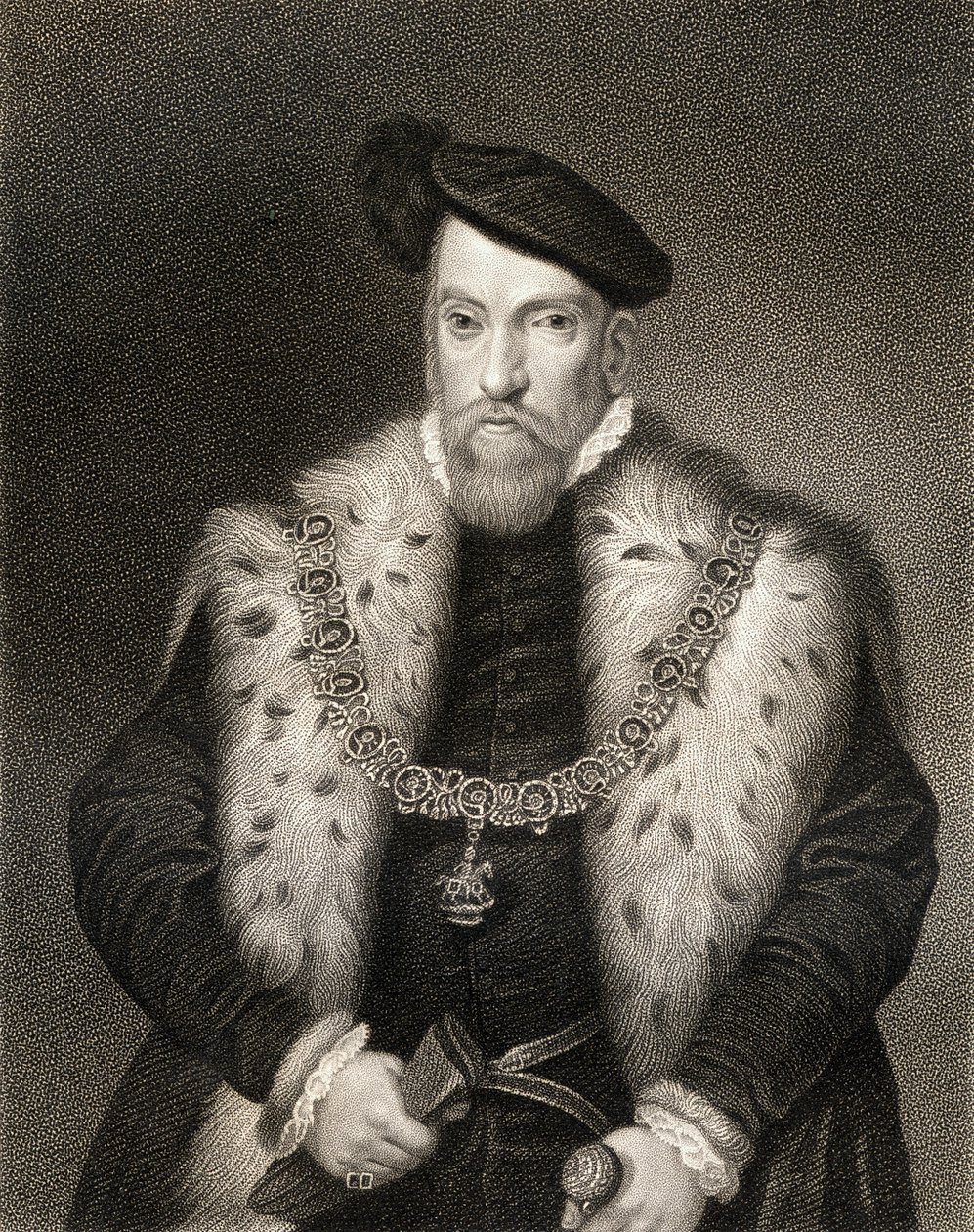 Portrait of Henry Fitzalan, 12th Earl of Arundel, from Lodges British Portraits, 1823 by English School