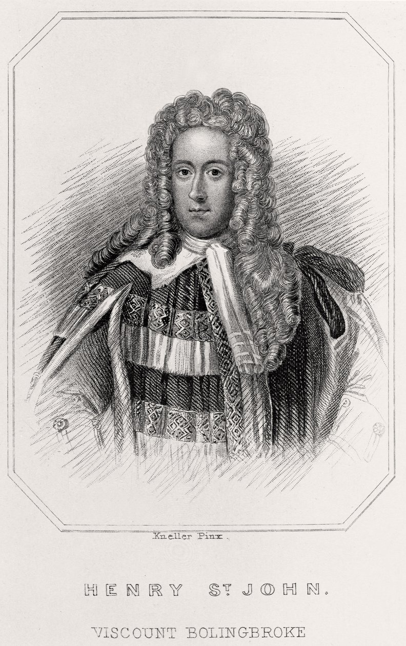 Portrait of Henry St. John, Viscount Bolingbroke by English School