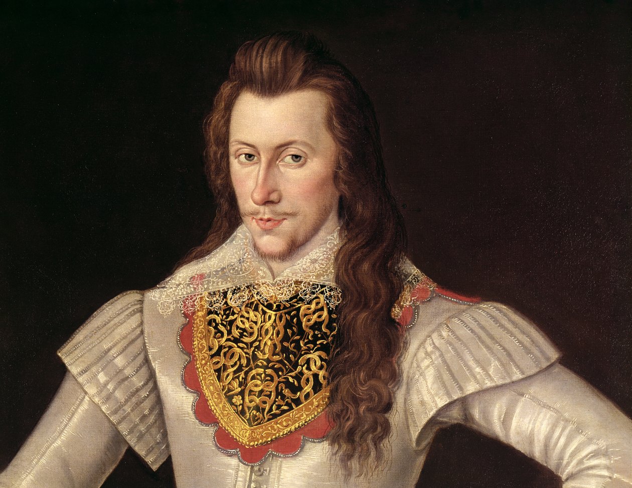 Portrait of Henry Wriothesley (1573-1624) 3rd Earl of Southampton (detail) by English School