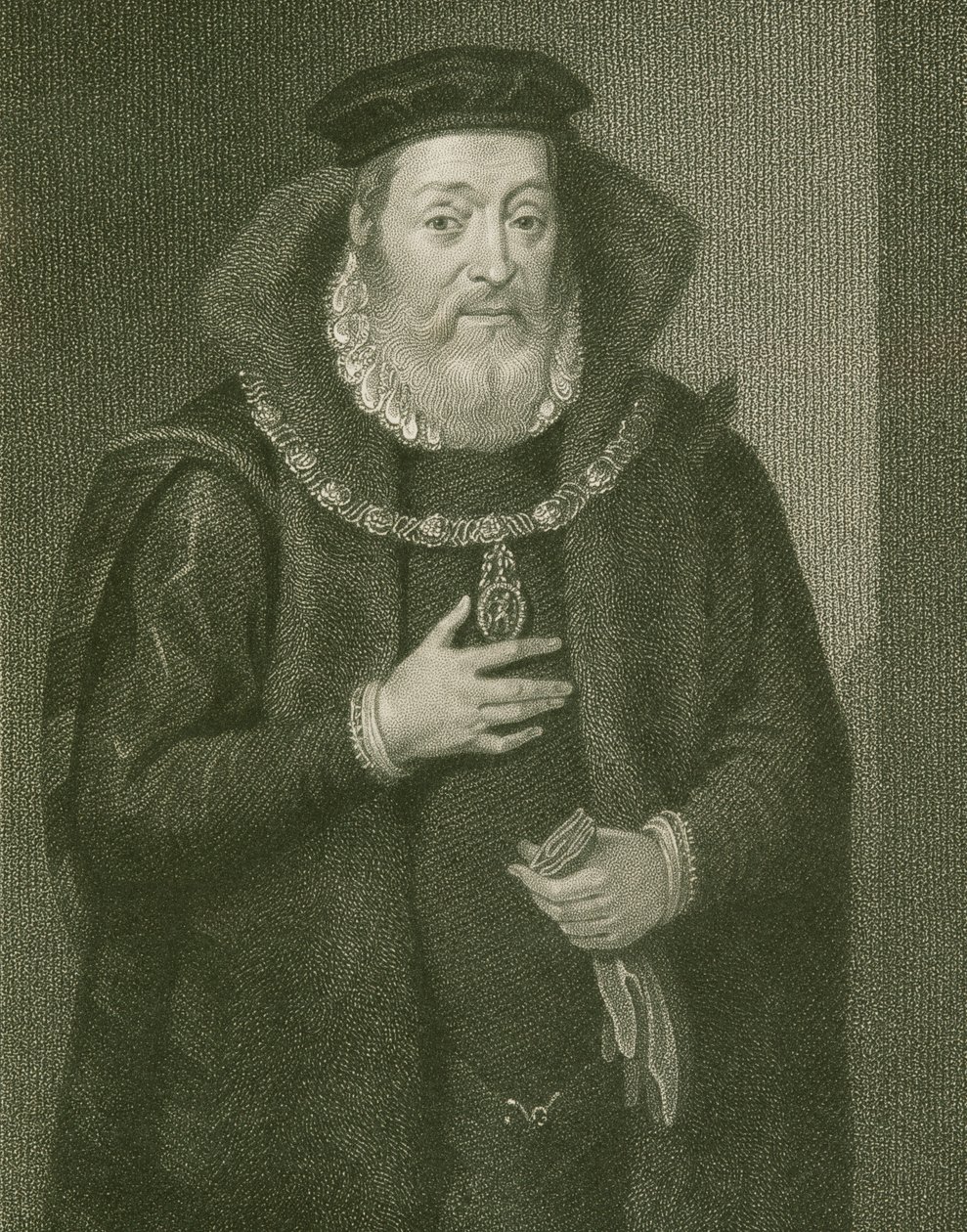 Portrait of James Hamilton (1517-1575) 2nd Earl of Arran, from 