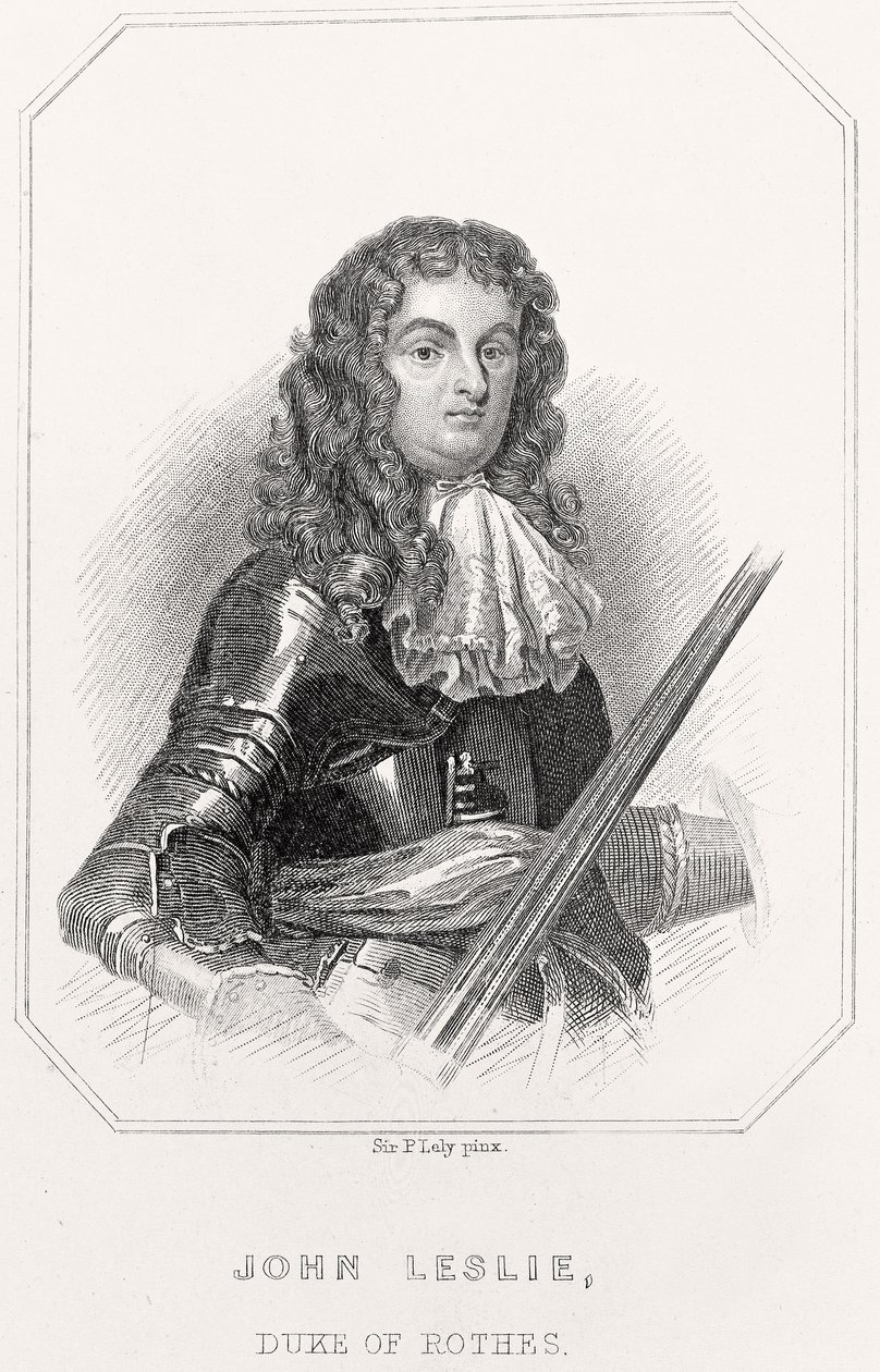 Portrait of John Leslie, Duke of Rothes by English School