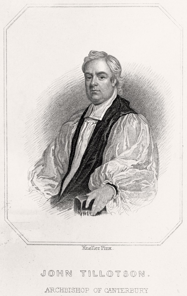 Portrait of John Tillotson, Archbishop of Canterbury by English School