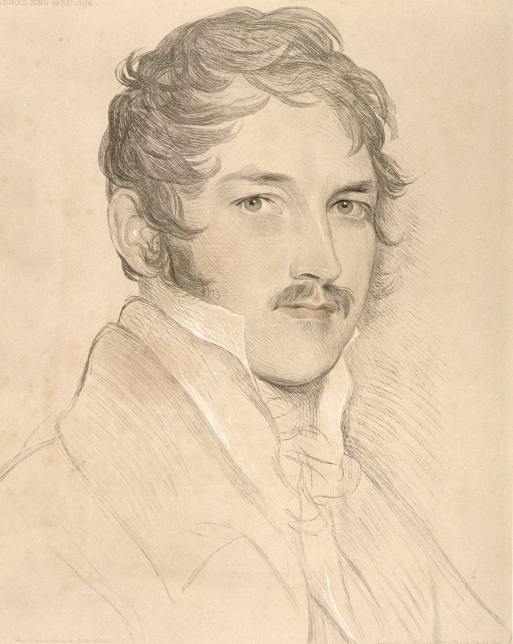 Portrait of Leopold I (1790-1865) of Saxe-Cobourg-Gotha by English School
